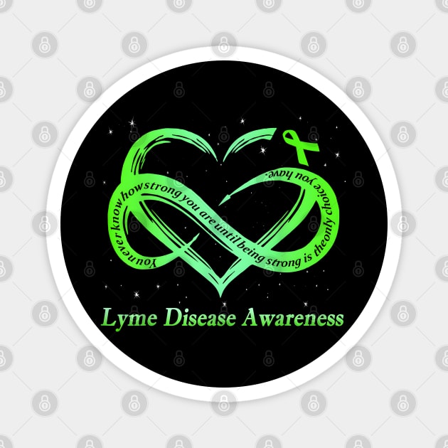 Lyme Disease Warrior - Lyme Awareness Magnet by JazlynShyann